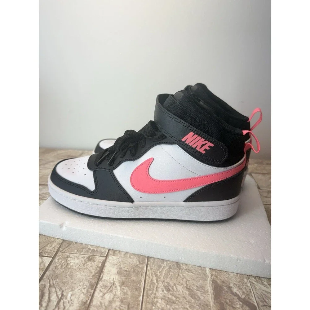 Nike Court Borough Mid 2 Basketball Shoes CD7782-005 Size 6Y/ Women 7.5 - Picture 11 of 14